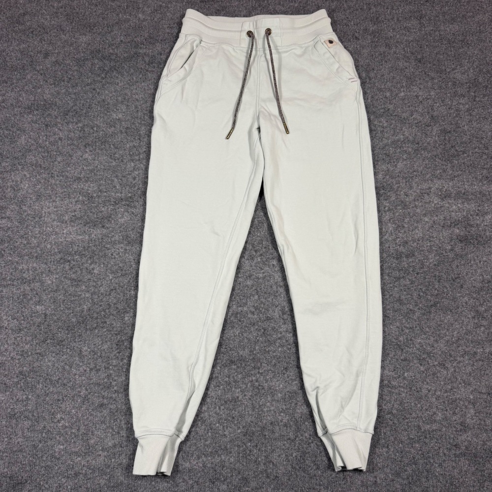 Stio Rivet Jogger Pant Womens Small 27x28 Mint Green 100% Organic Cotton EUC